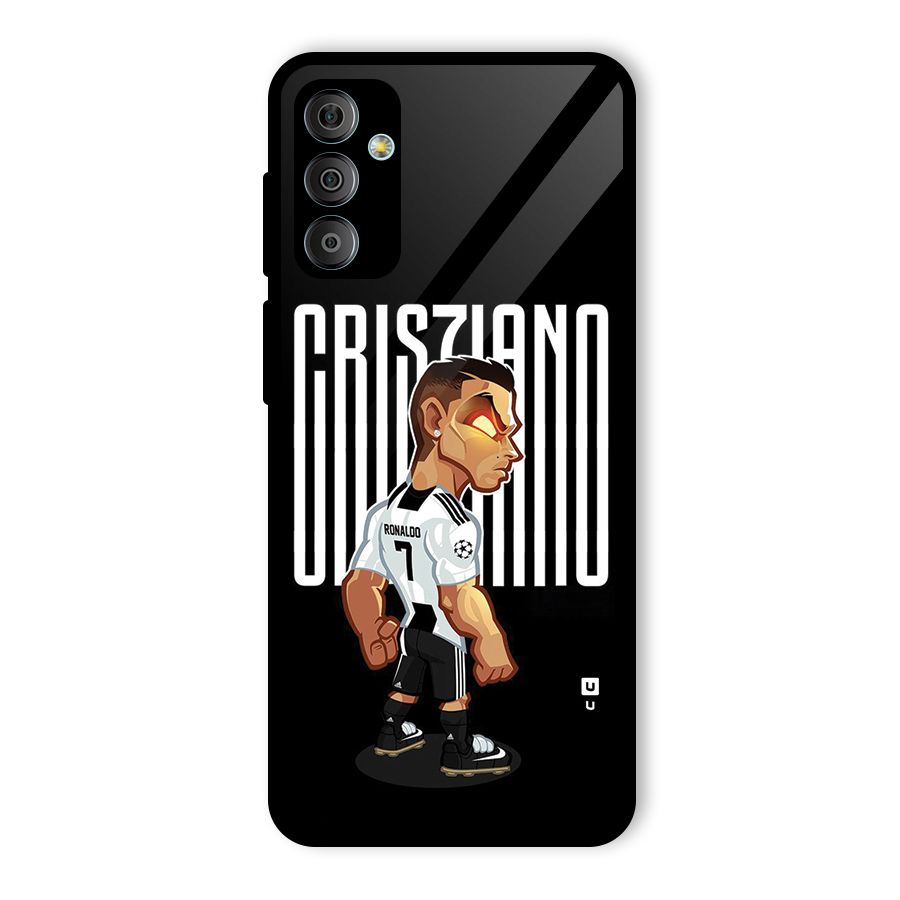 Soccer Star Glass Back Case for Galaxy F23