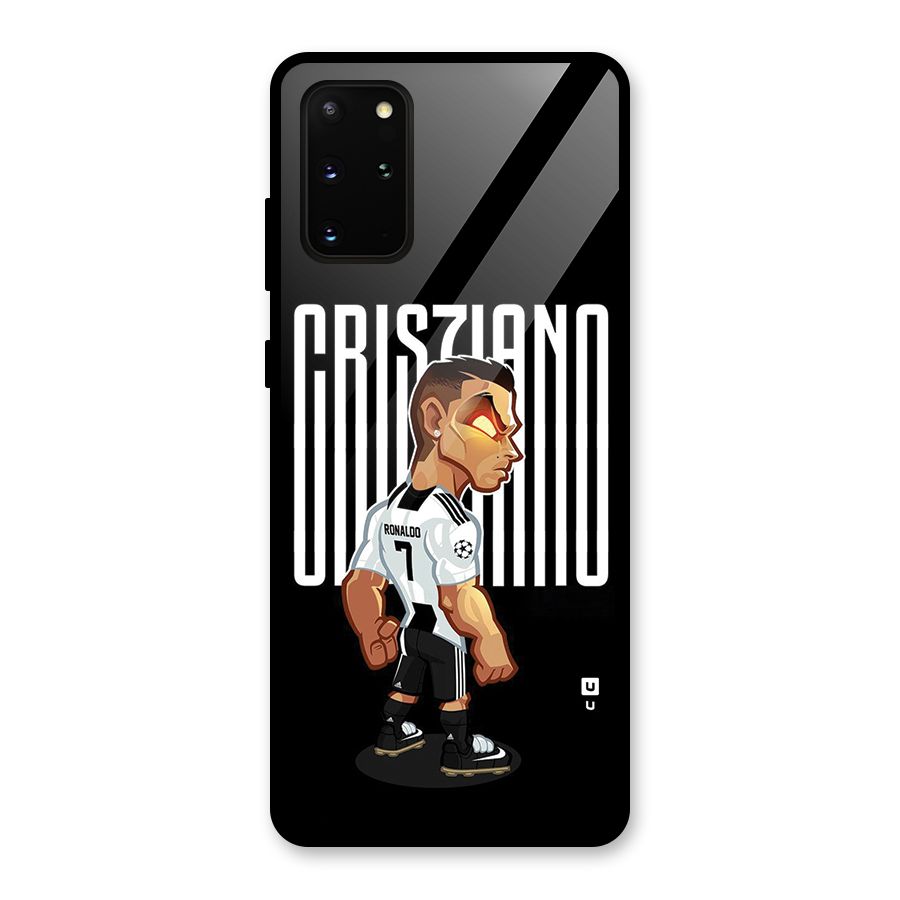 Soccer Star Glass Back Case for Galaxy S20 Plus