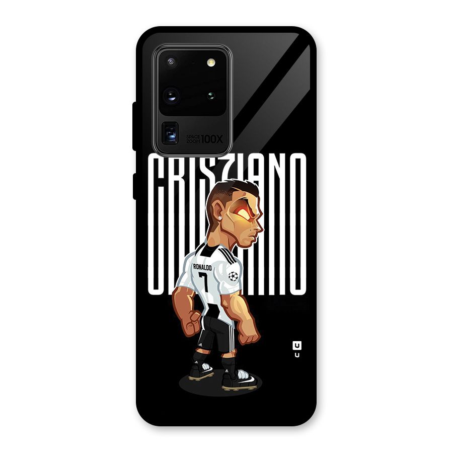 Soccer Star Glass Back Case for Galaxy S20 Ultra