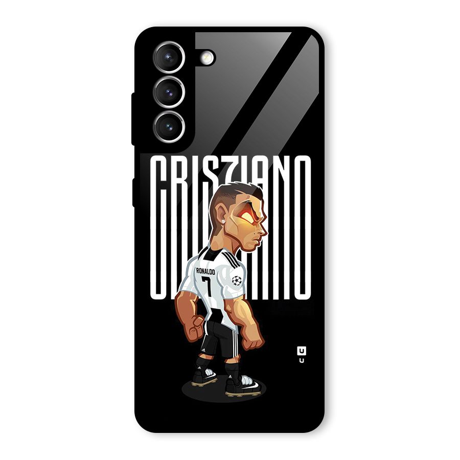 Soccer Star Glass Back Case for Galaxy S21 5G