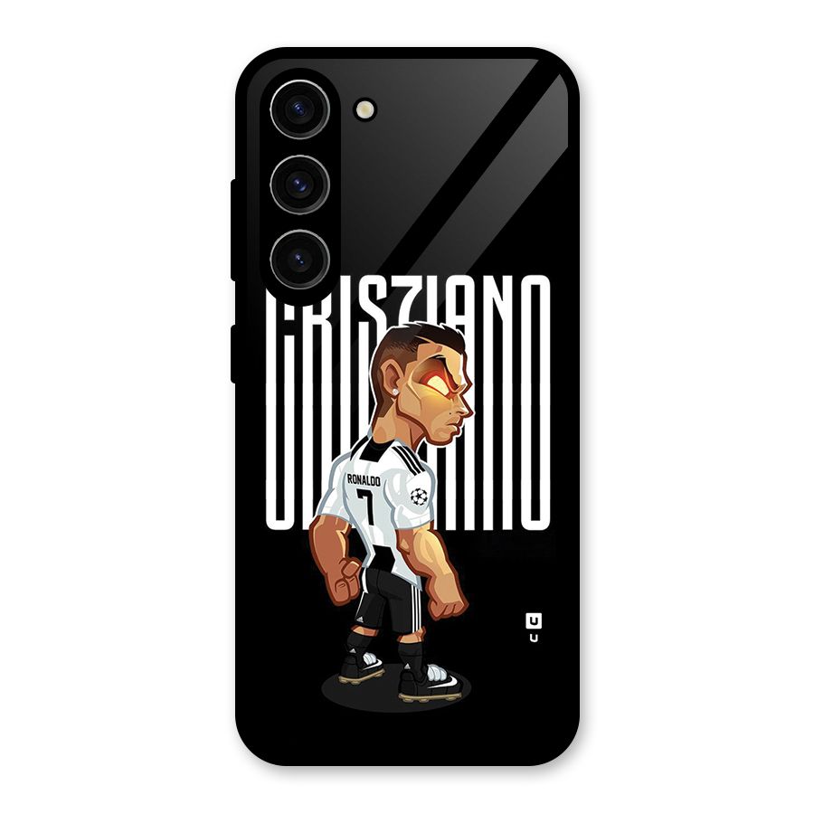 Soccer Star Glass Back Case for Galaxy S23