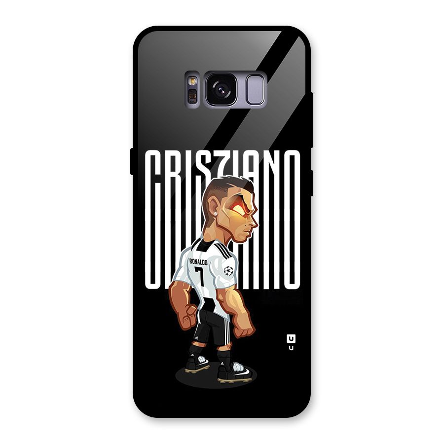 Soccer Star Glass Back Case for Galaxy S8
