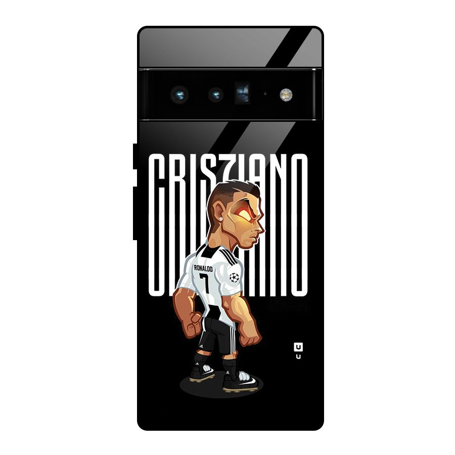 Soccer Star Glass Back Case for Google Pixel 6 Pro