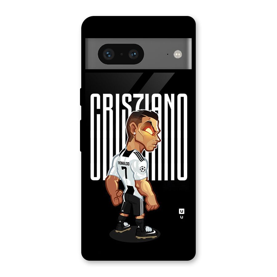 Soccer Star Glass Back Case for Google Pixel 7