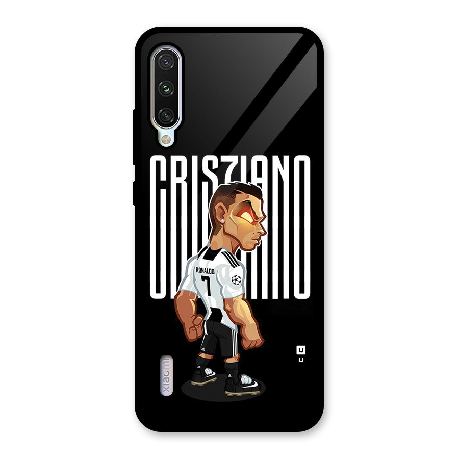Soccer Star Glass Back Case for Mi A3