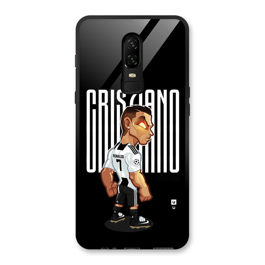 Soccer Star Glass Back Case for OnePlus 6