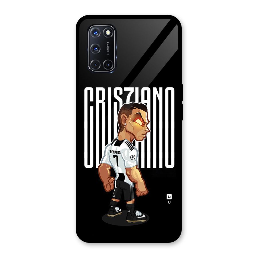 Soccer Star Glass Back Case for Oppo A52