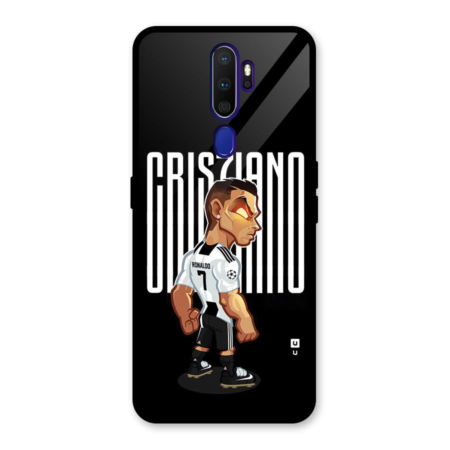 Soccer Star Glass Back Case for Oppo A9 (2020)