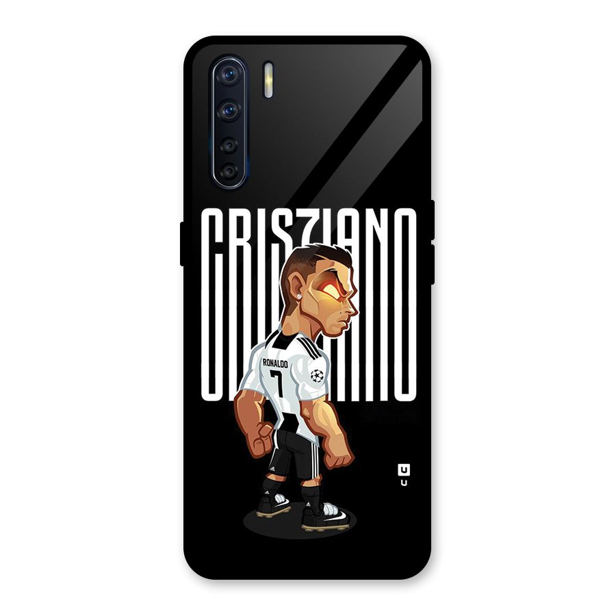 Soccer Star Glass Back Case for Oppo F15