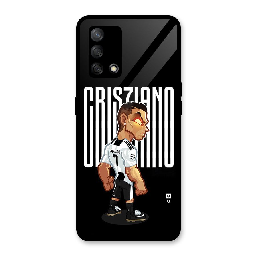 Soccer Star Glass Back Case for Oppo F19