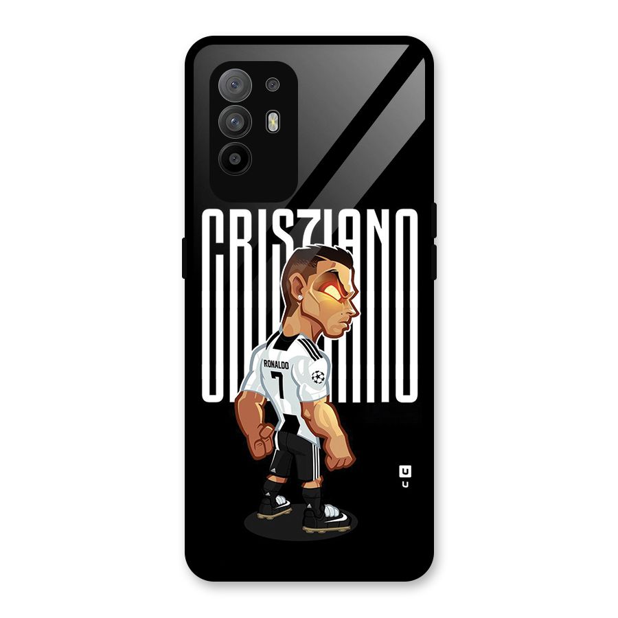 Soccer Star Glass Back Case for Oppo F19 Pro Plus 5G