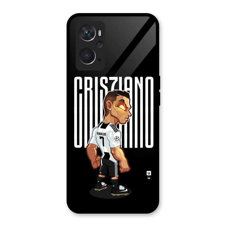 Soccer Star Glass Back Case for Oppo K10 4G