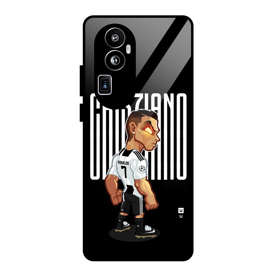 Soccer Star Glass Back Case for Oppo Reno10 Pro Plus