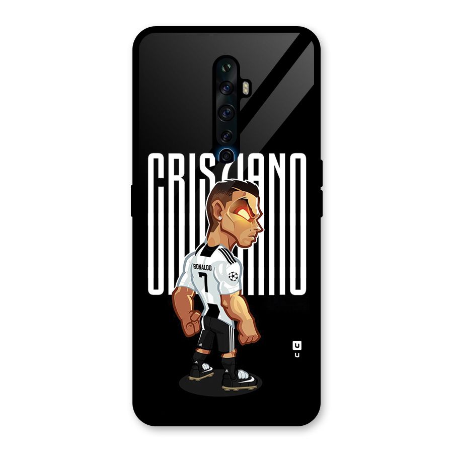 Soccer Star Glass Back Case for Oppo Reno2 Z