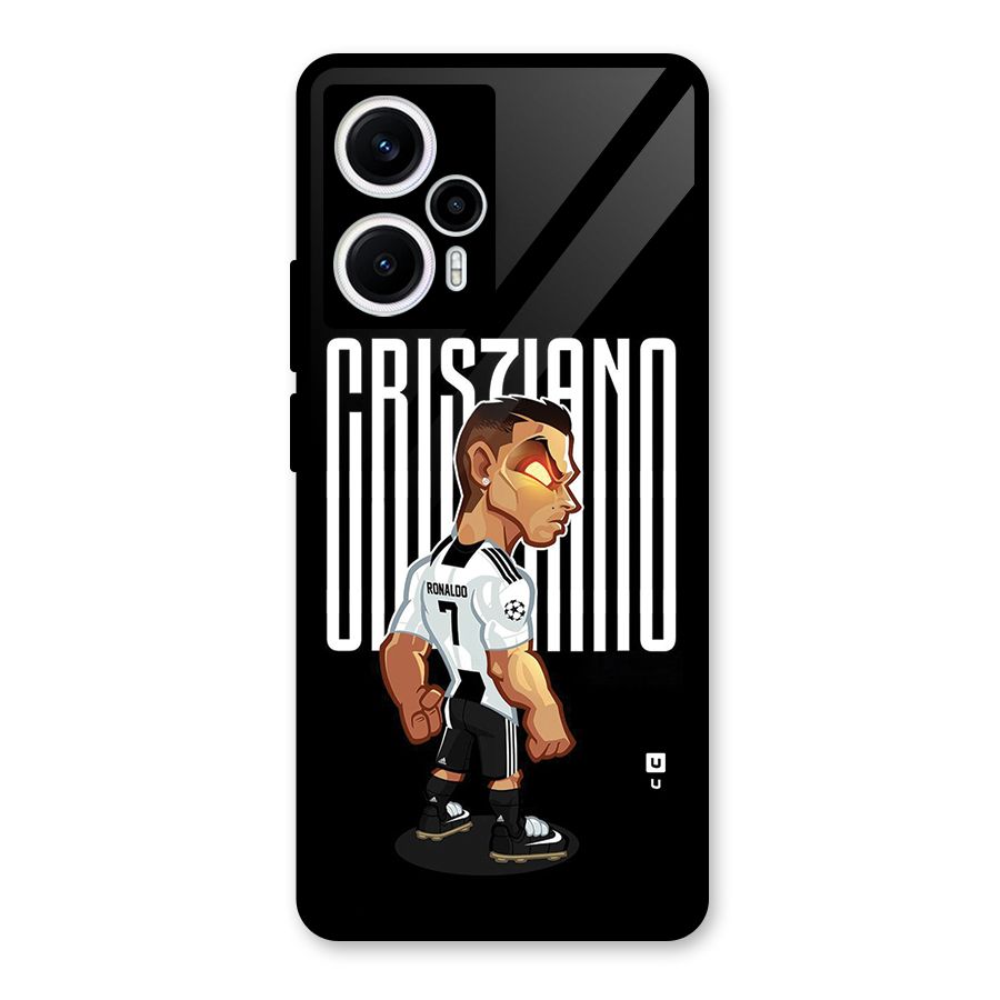 Soccer Star Glass Back Case for Poco F5