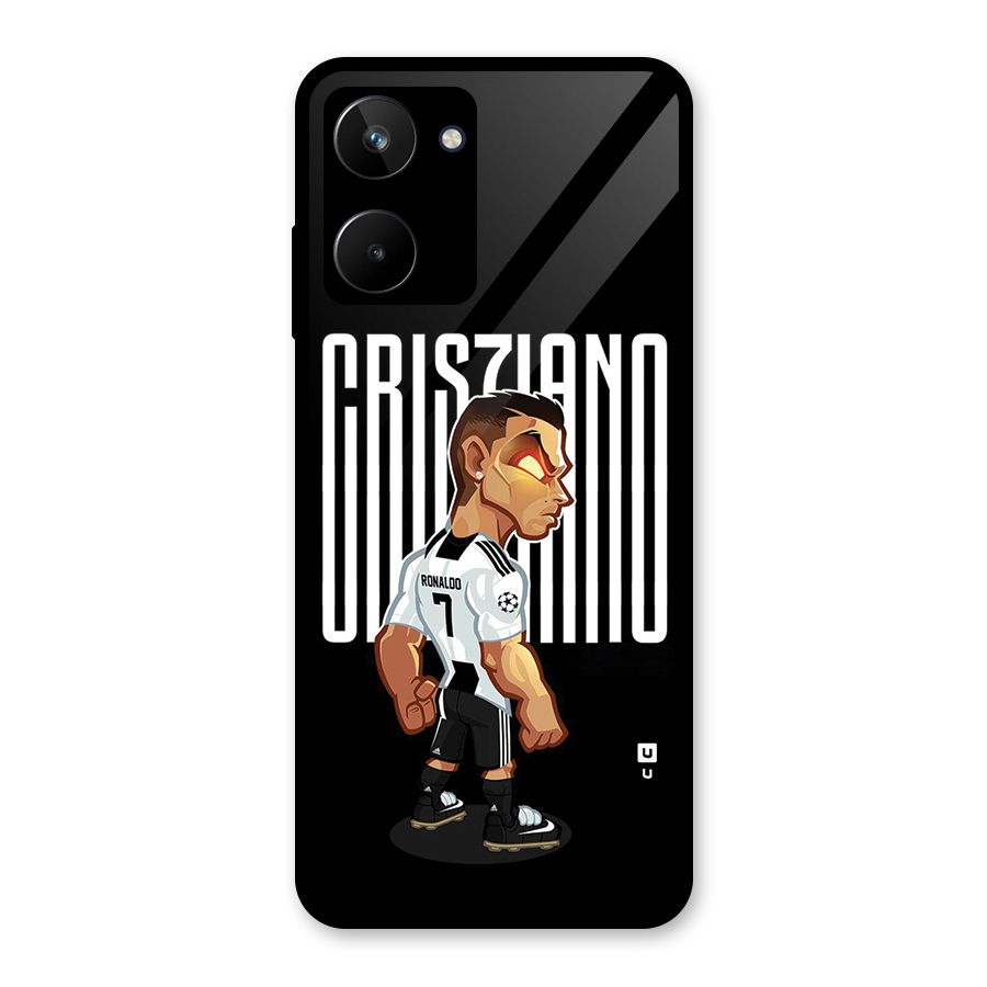Soccer Star Glass Back Case for Realme 10