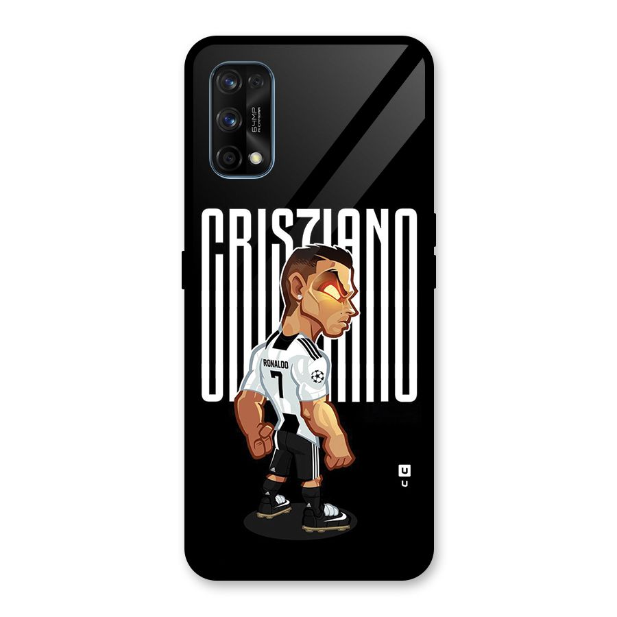 Soccer Star Glass Back Case for Realme 7 Pro
