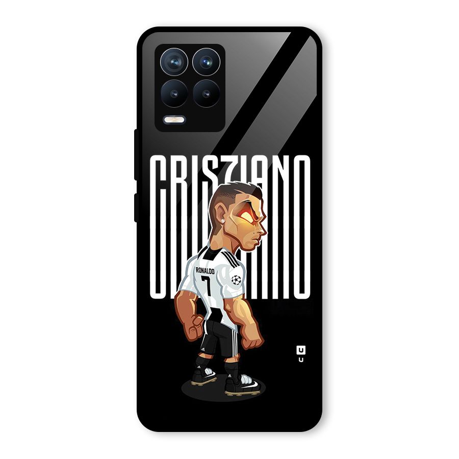 Soccer Star Glass Back Case for Realme 8
