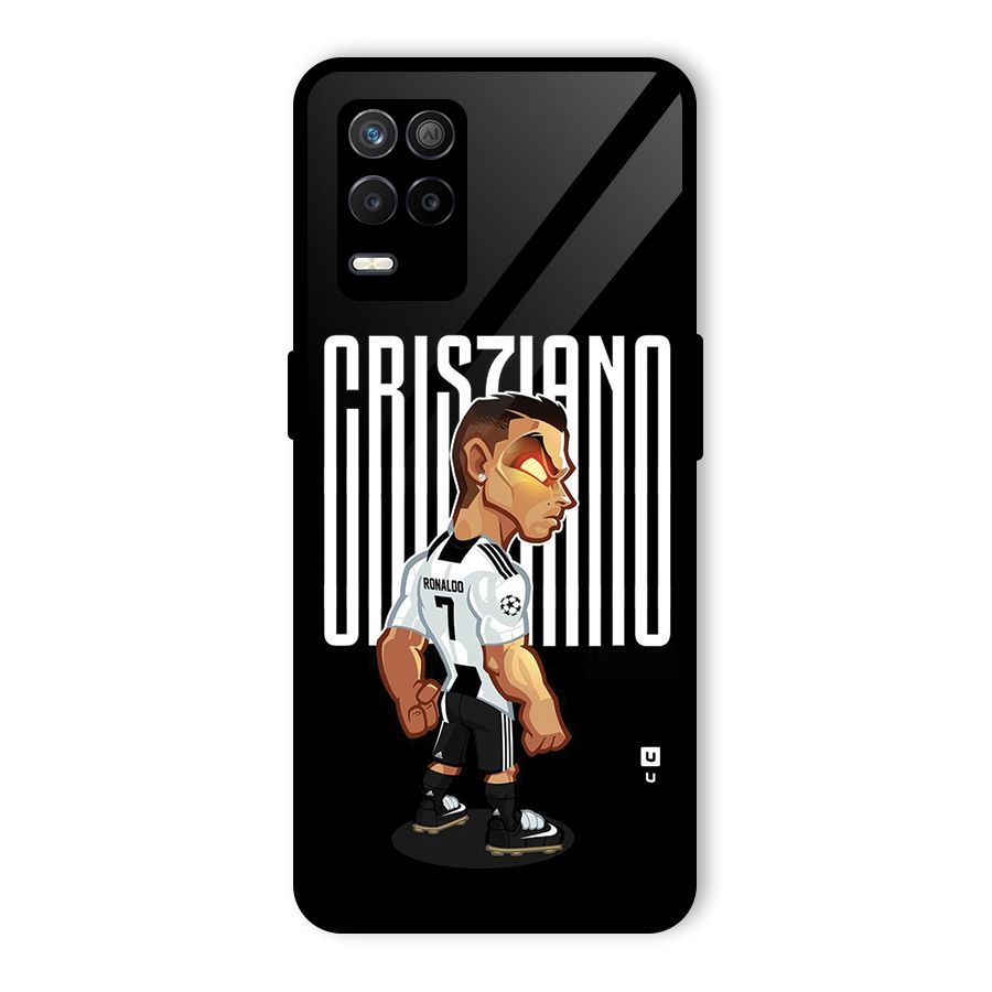 Soccer Star Glass Back Case for Realme 8 5G
