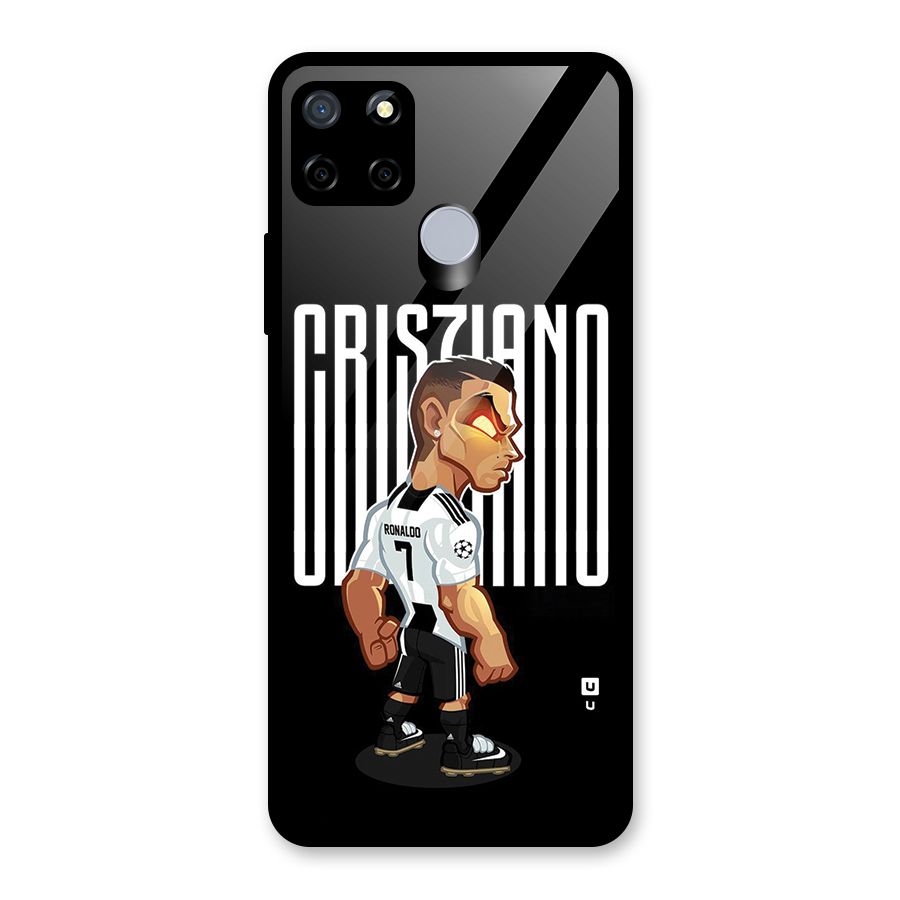 Soccer Star Glass Back Case for Realme C15