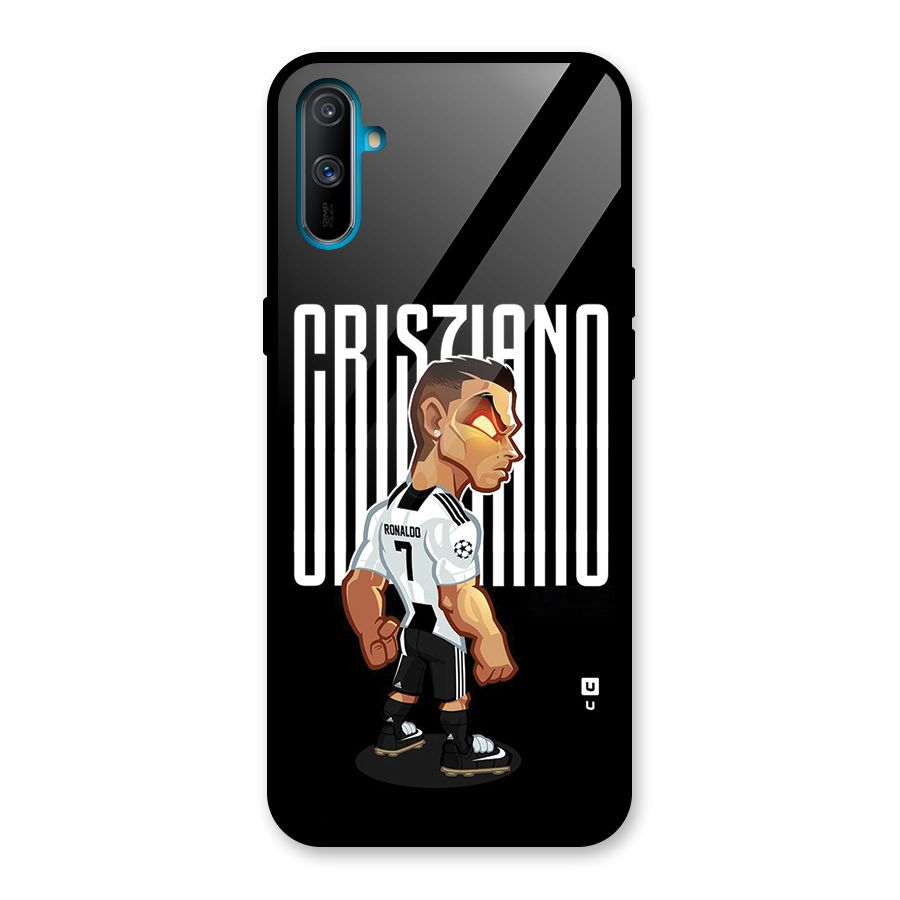 Soccer Star Glass Back Case for Realme C3