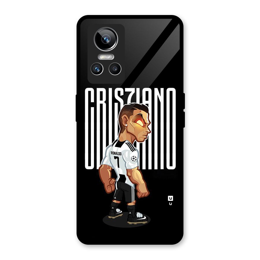Soccer Star Glass Back Case for Realme GT Neo 3