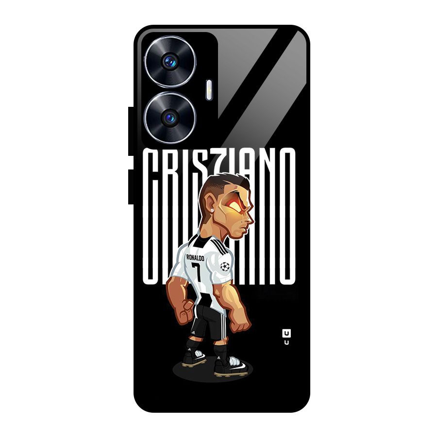 Soccer Star Glass Back Case for Realme Narzo N55