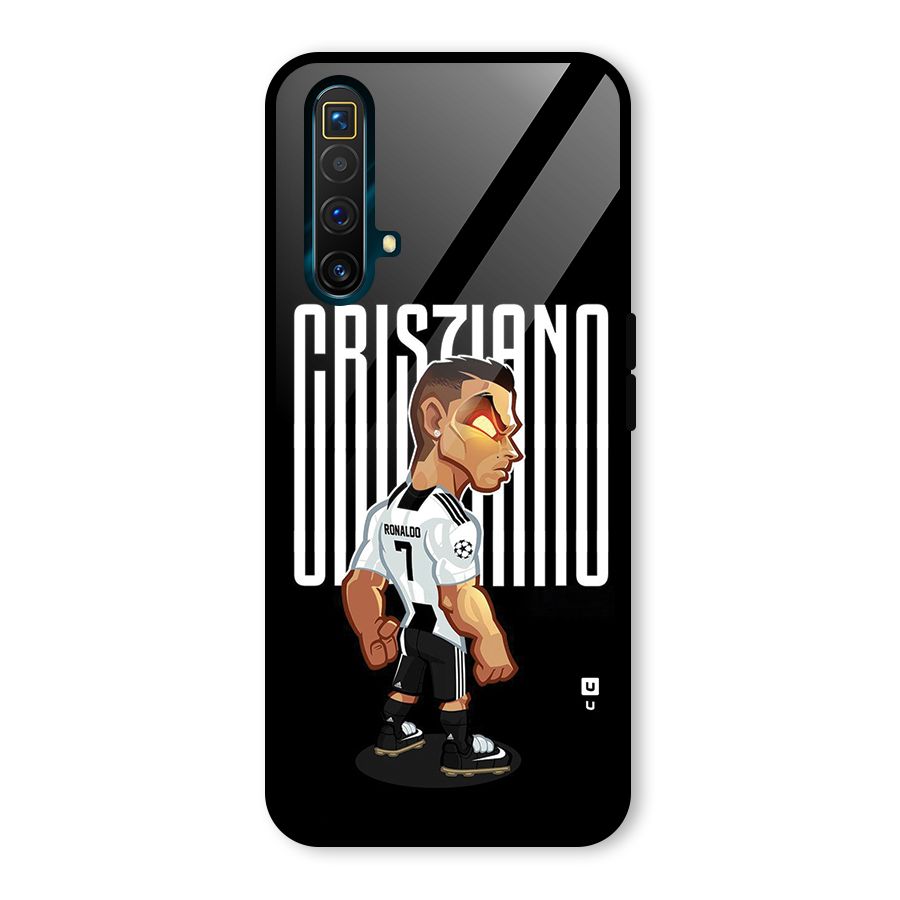 Soccer Star Glass Back Case for Realme X3