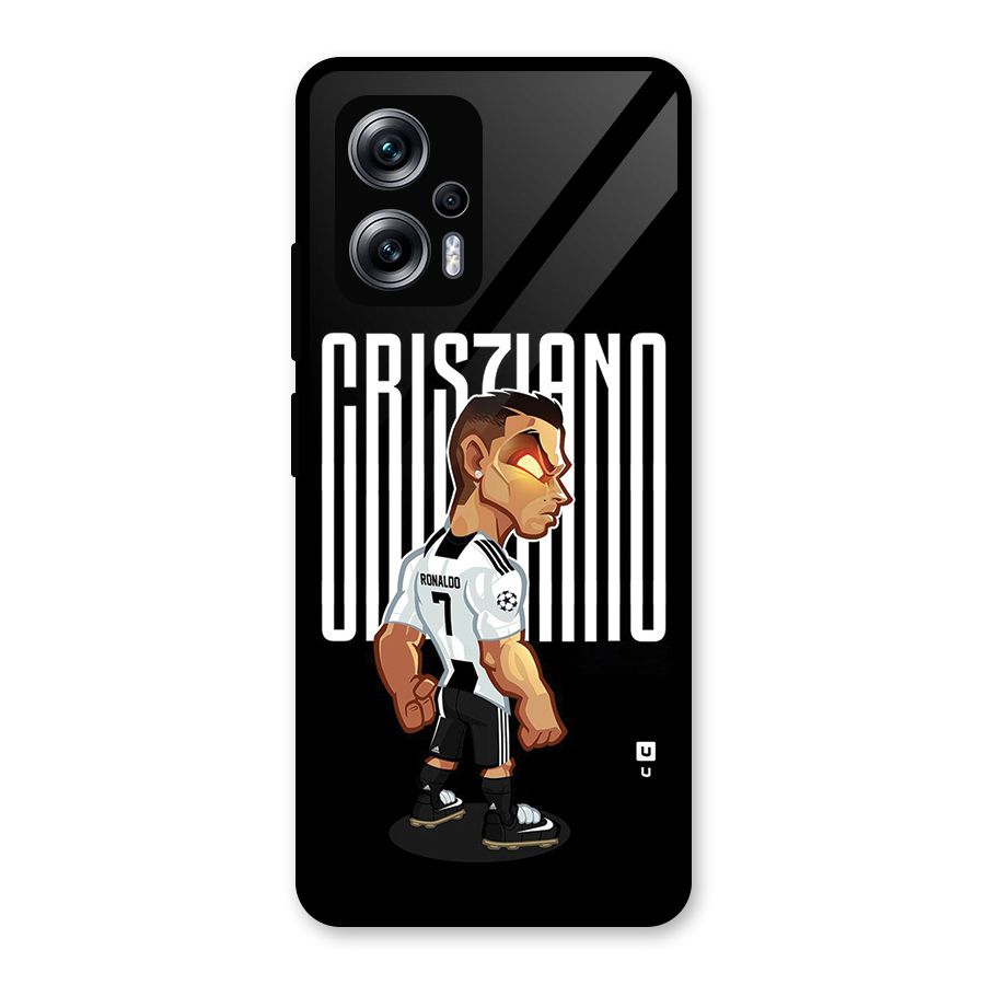 Soccer Star Glass Back Case for Redmi K50i