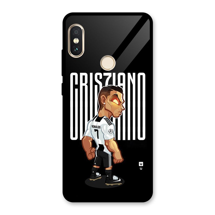 Soccer Star Glass Back Case for Redmi Note 5 Pro