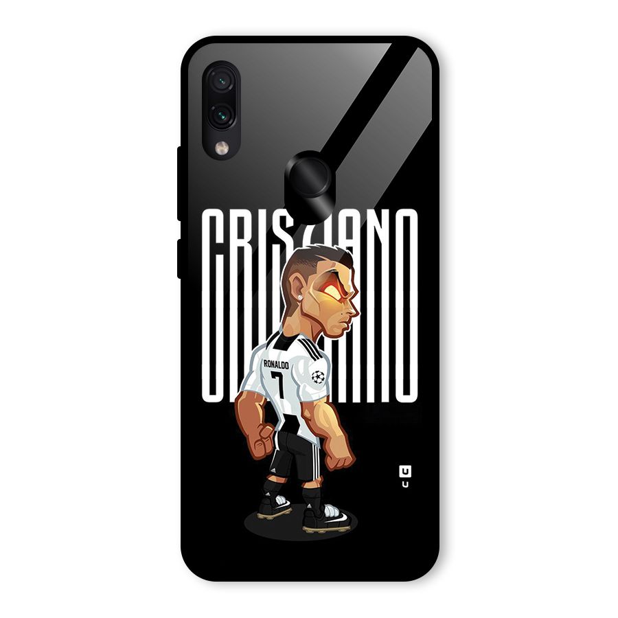 Soccer Star Glass Back Case for Redmi Note 7