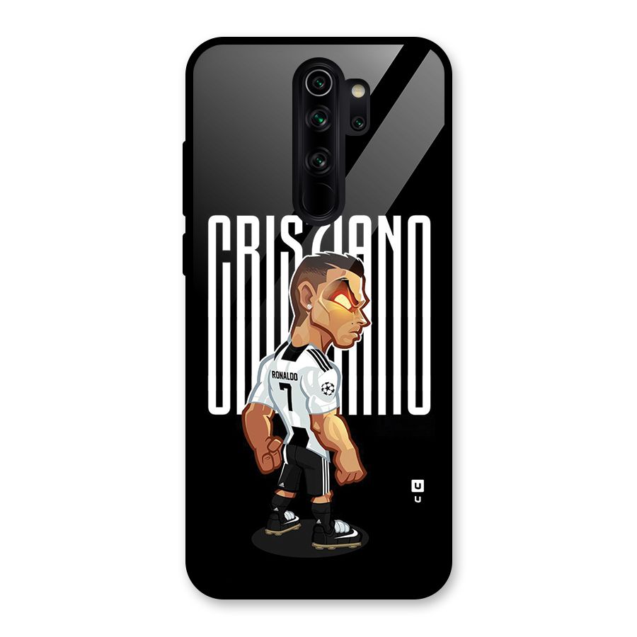 Soccer Star Glass Back Case for Redmi Note 8 Pro