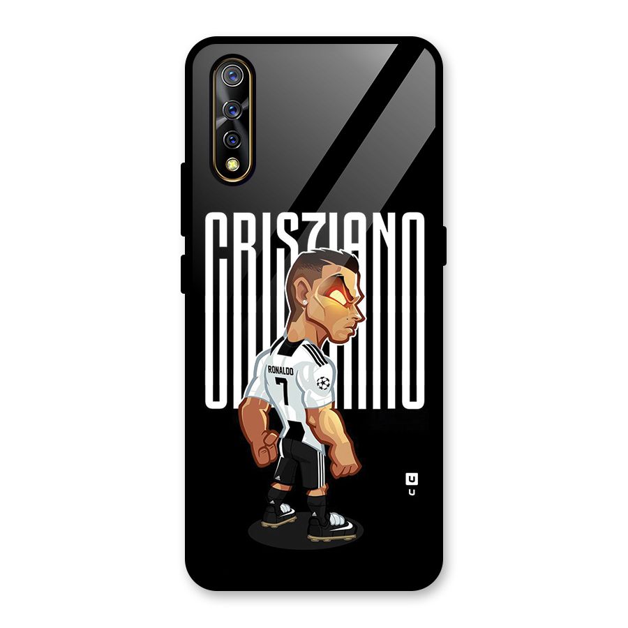 Soccer Star Glass Back Case for Vivo S1