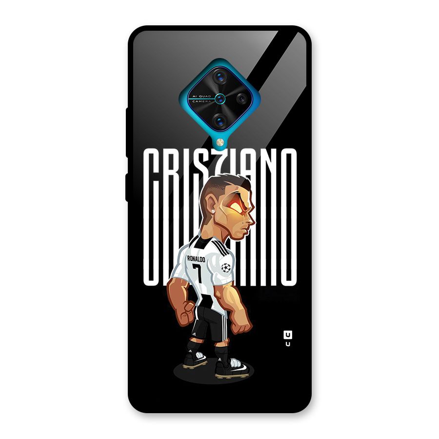 Soccer Star Glass Back Case for Vivo S1 Pro
