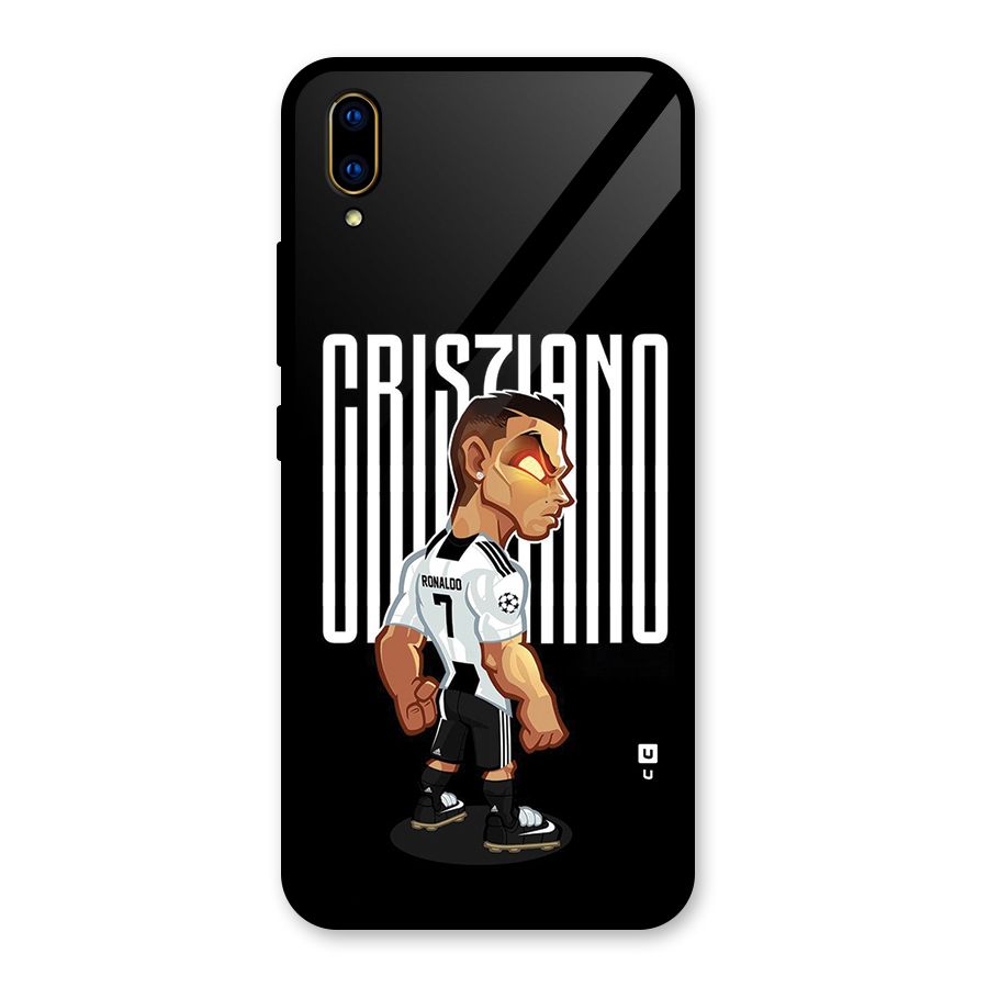 Soccer Star Glass Back Case for Vivo V11 Pro