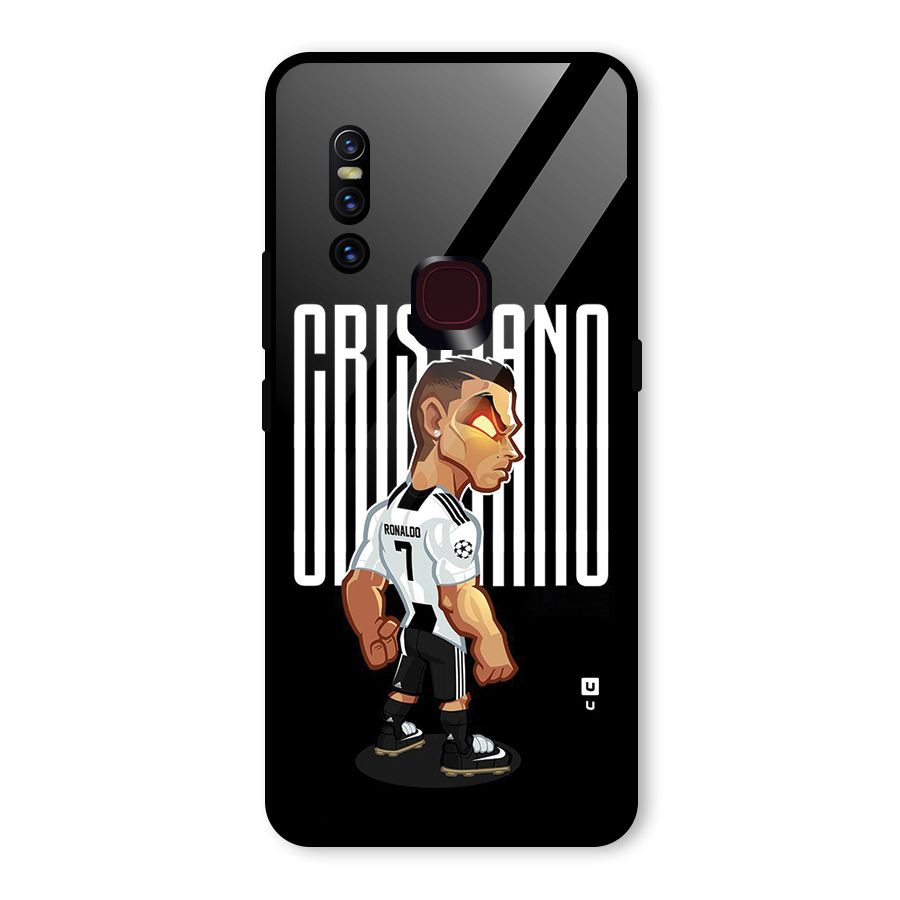 Soccer Star Glass Back Case for Vivo V15