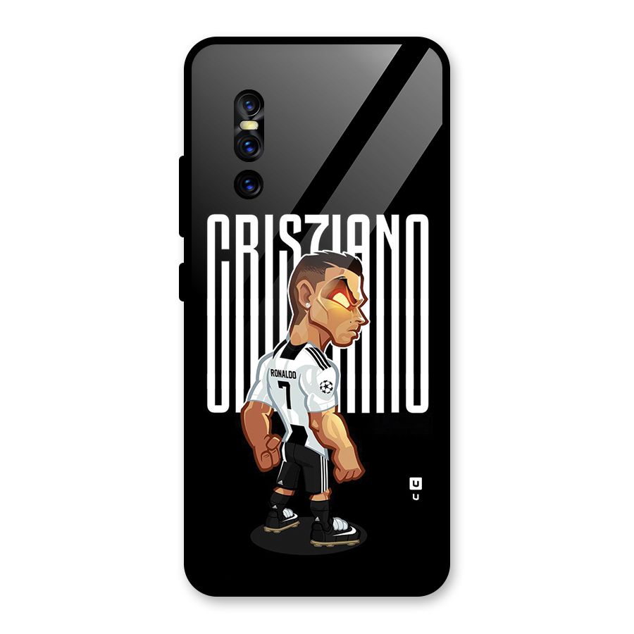 Soccer Star Glass Back Case for Vivo V15 Pro