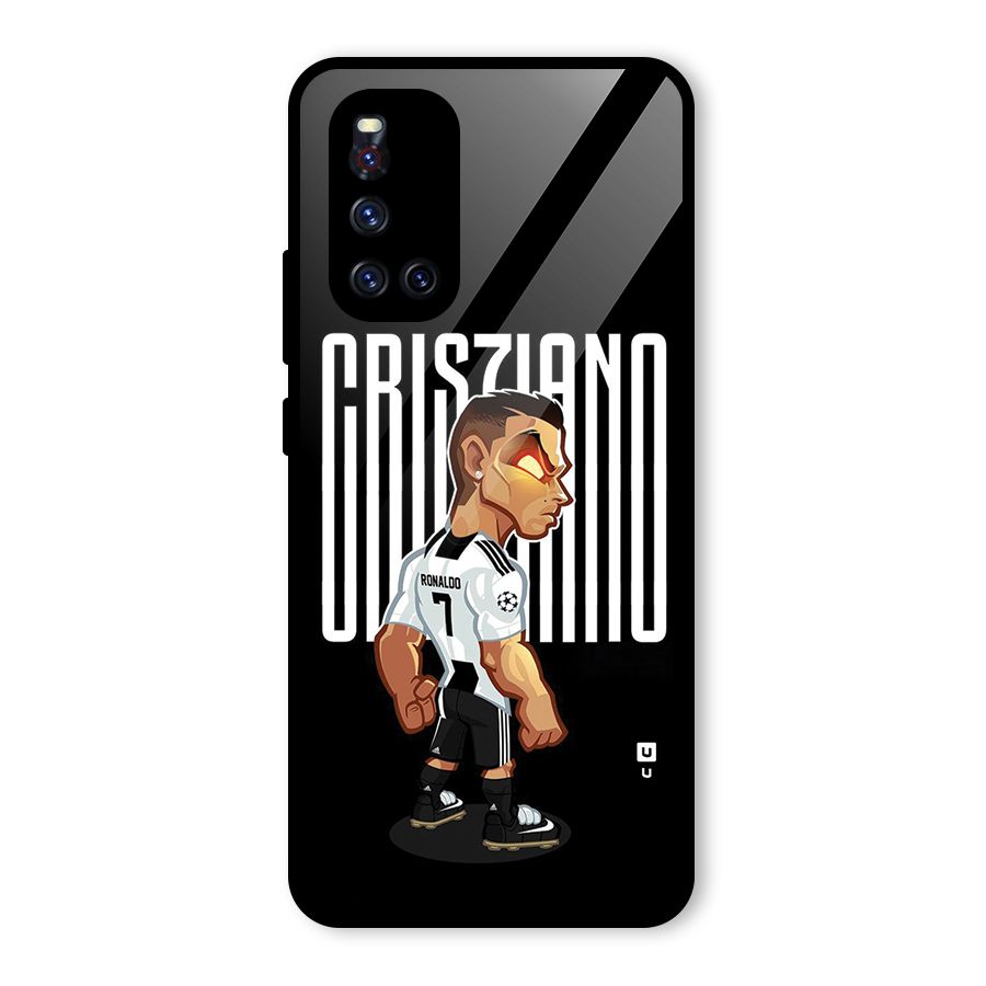 Soccer Star Glass Back Case for Vivo V19