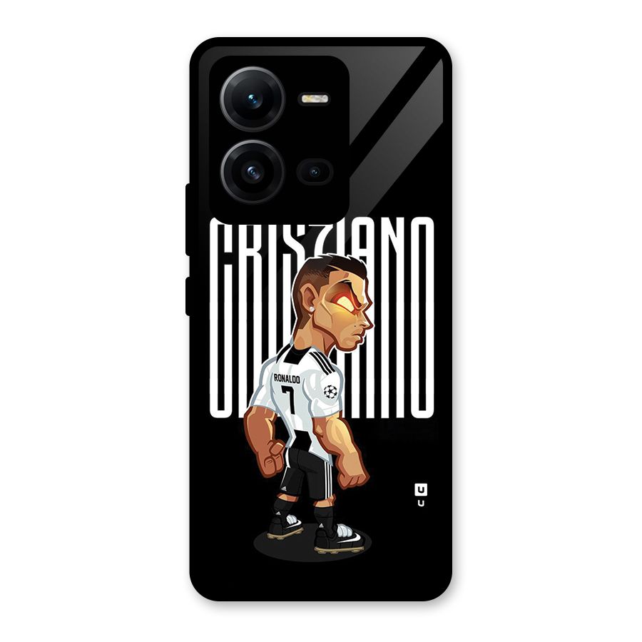 Soccer Star Glass Back Case for Vivo V25