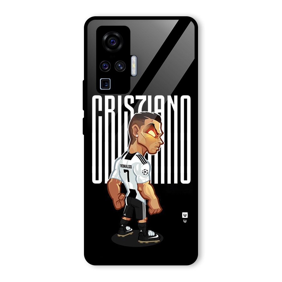 Soccer Star Glass Back Case for Vivo X50 Pro