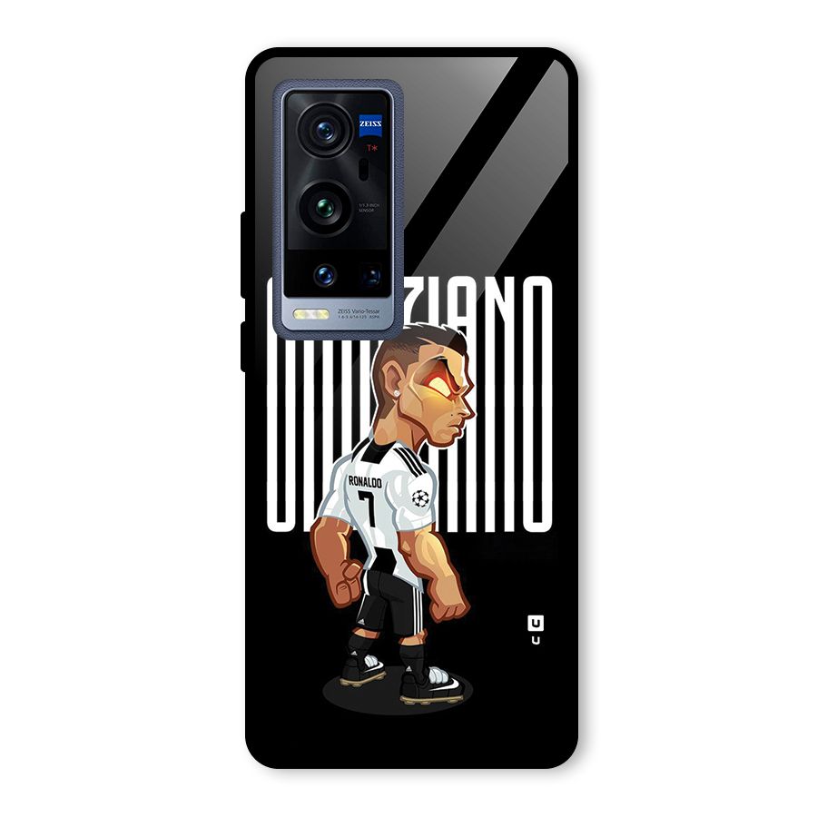 Soccer Star Glass Back Case for Vivo X60 Pro Plus
