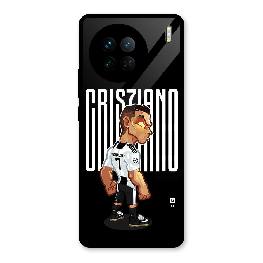 Soccer Star Glass Back Case for Vivo X90