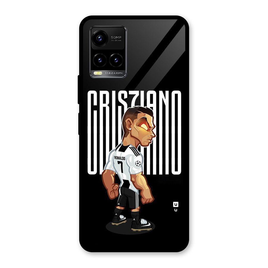 Soccer Star Glass Back Case for Vivo Y21T