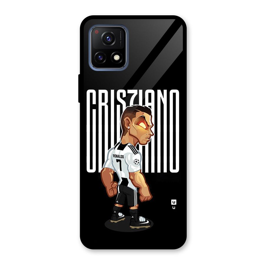 Soccer Star Glass Back Case for Vivo Y72 5G