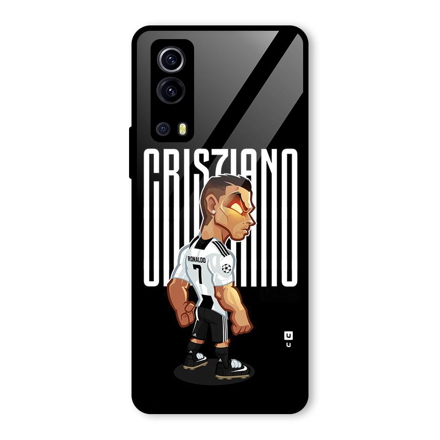 Soccer Star Glass Back Case for Vivo iQOO Z3