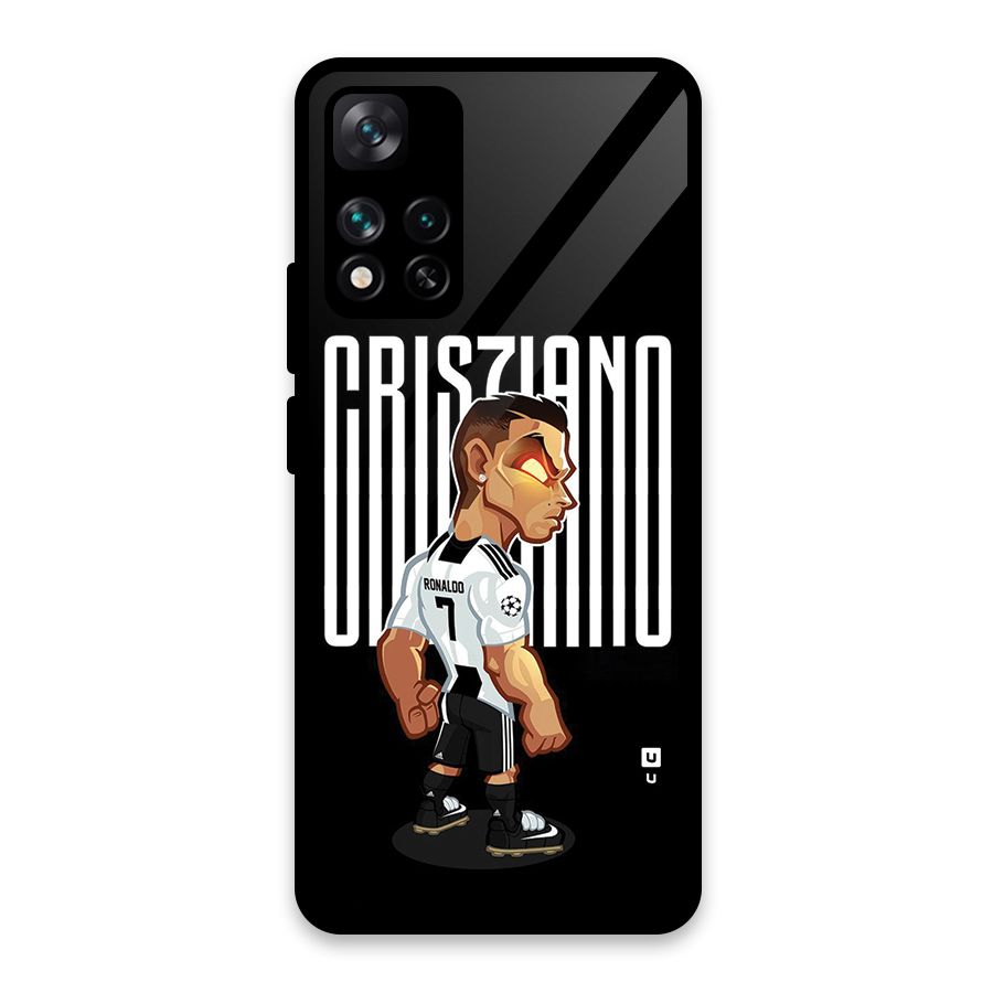 Soccer Star Glass Back Case for Xiaomi 11i HyperCharge 5G