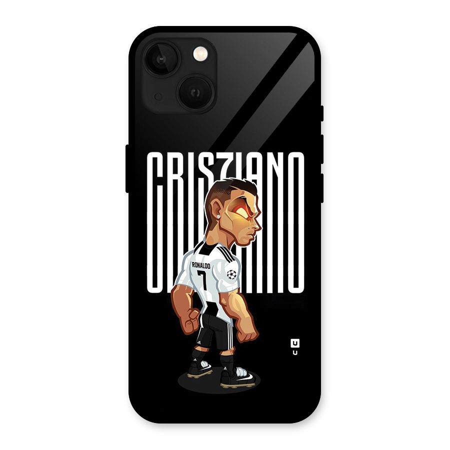 Soccer Star Glass Back Case for iPhone 13