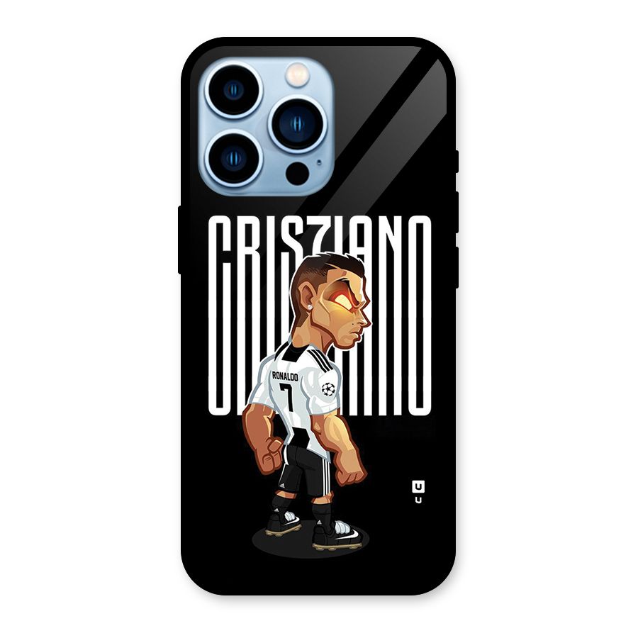 Soccer Star Glass Back Case for iPhone 13 Pro
