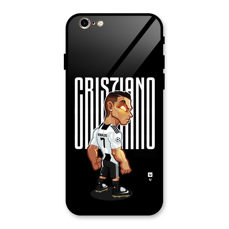 Soccer Star Glass Back Case for iPhone 6 6S