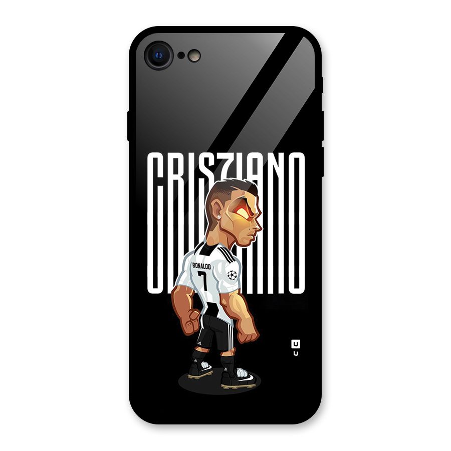 Soccer Star Glass Back Case for iPhone SE 2022